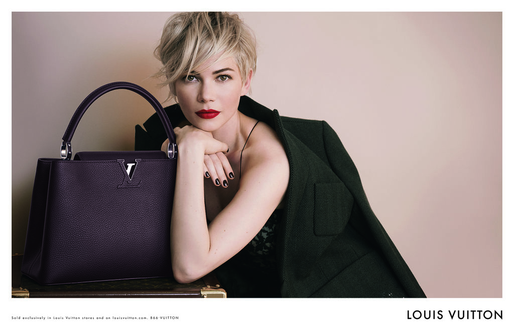 Louis Vuitton: Înamorați de Michelle Williams