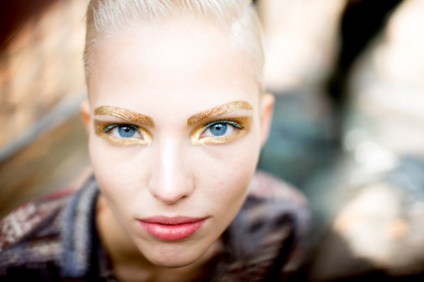 backstage beauty raf simons