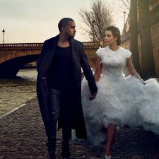 Kanye West și Kim Kardashian pe coperta revistei Vogue
