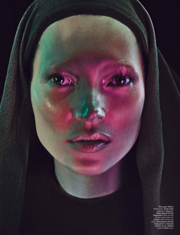 kate moss for w magazine