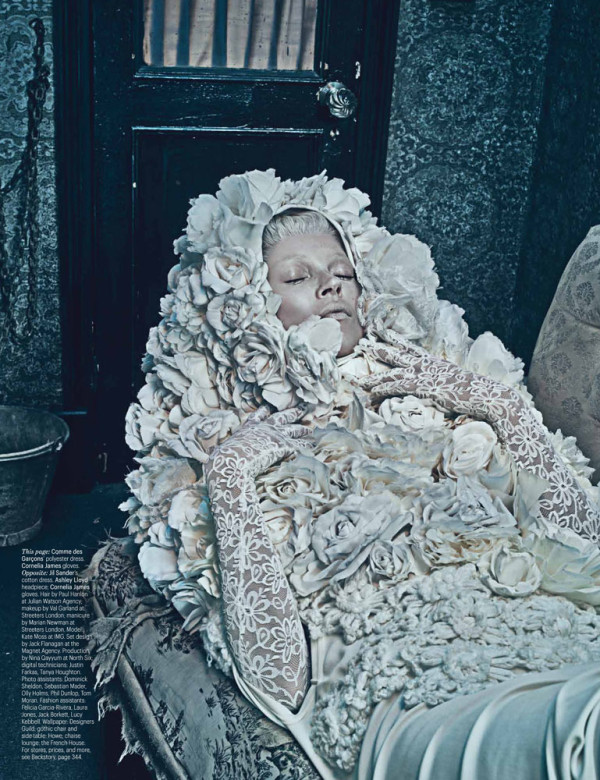 kate moss for w magazine