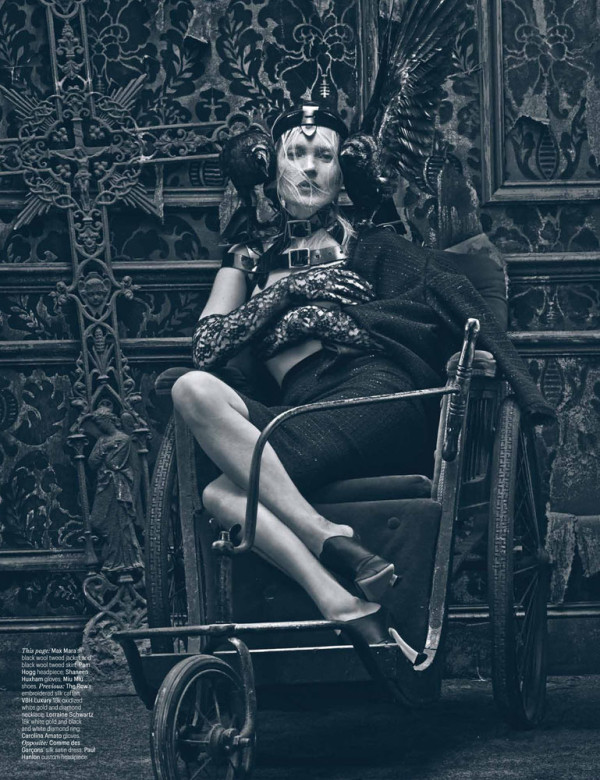 kate moss for w magazine