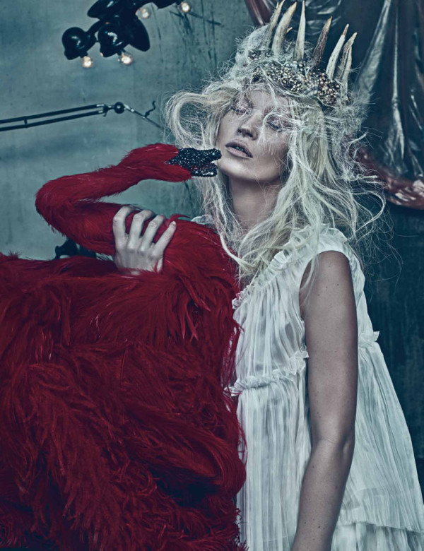 kate moss for w magazine