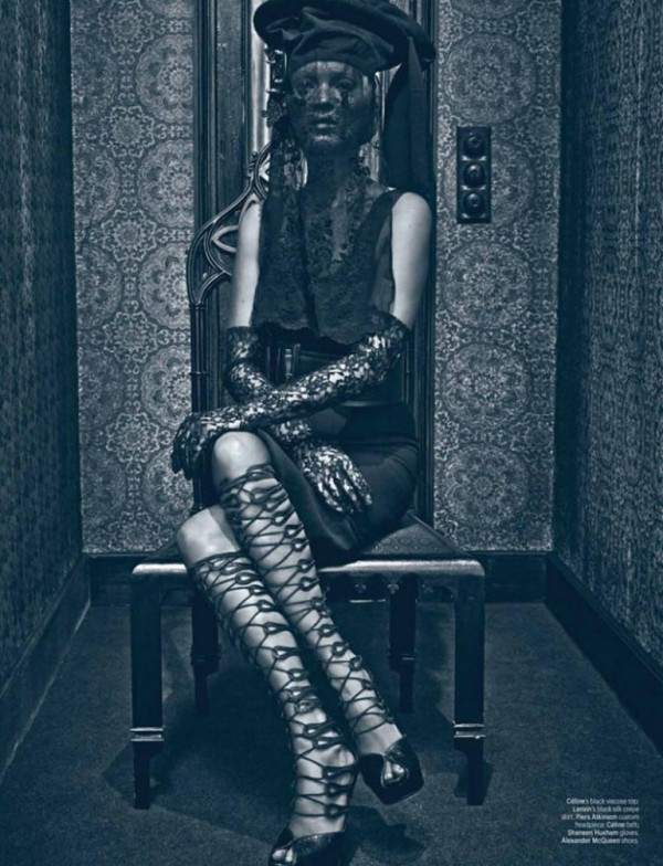 kate moss for w magazine