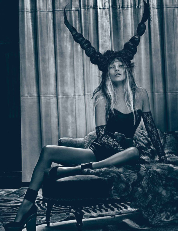 kate moss for w magazine