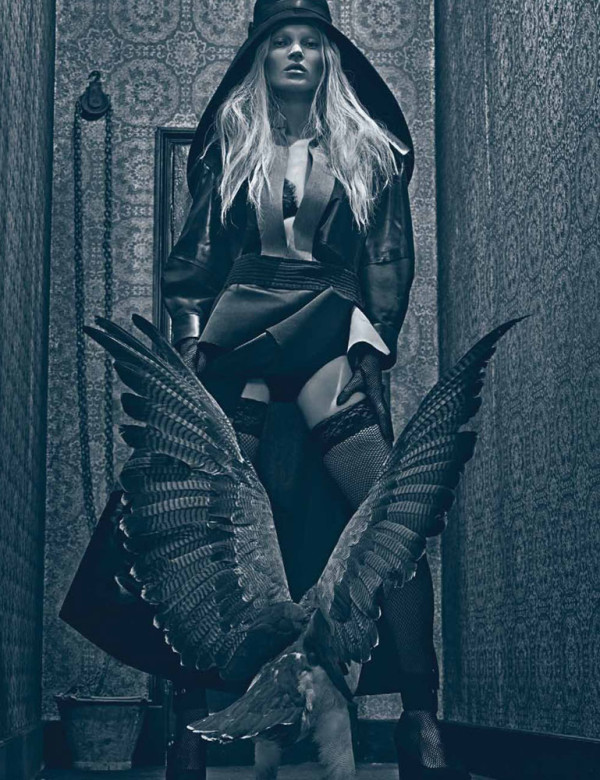 kate moss for w magazine