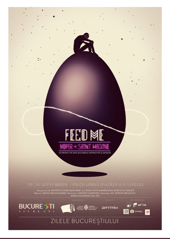 Instalație de artă contemporană – FEED ME!