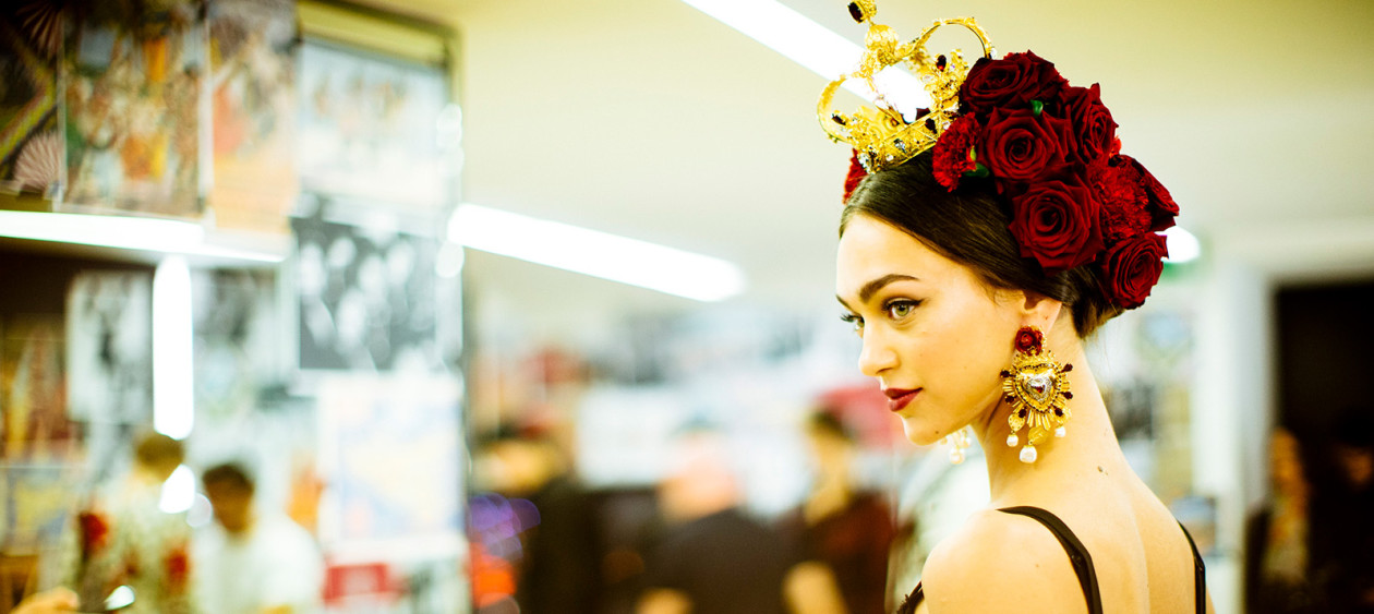 În culise: Dolce & Gabbana primăvară 2015 RTW