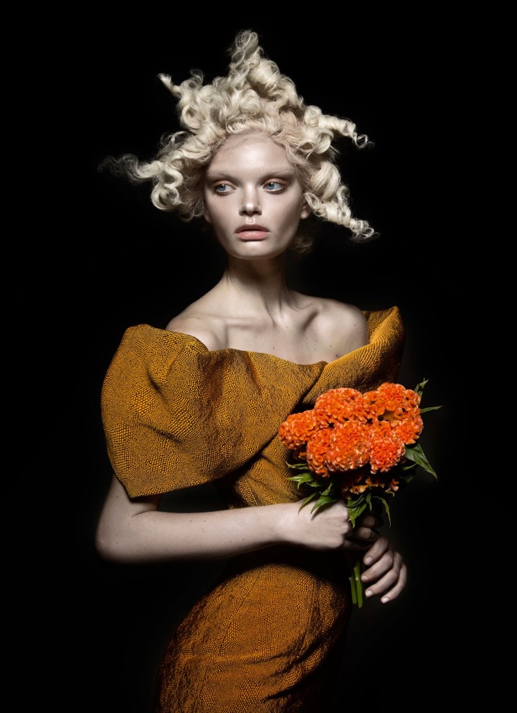 the flower: marthe wiggers by thom kerr for black magazine