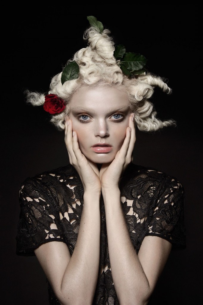 the flower: marthe wiggers by thom kerr for black magazine