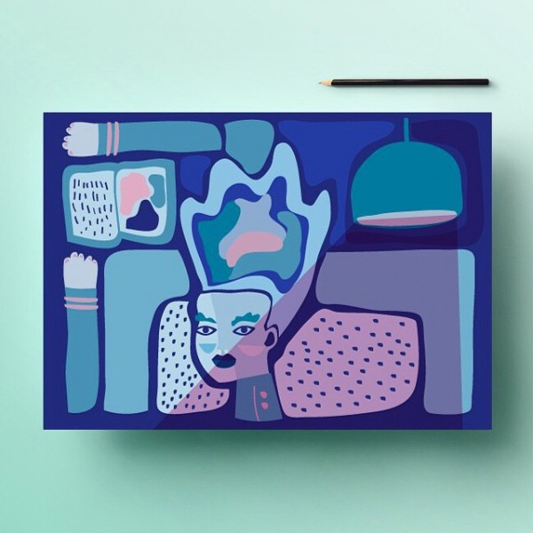 happy pants illustration
