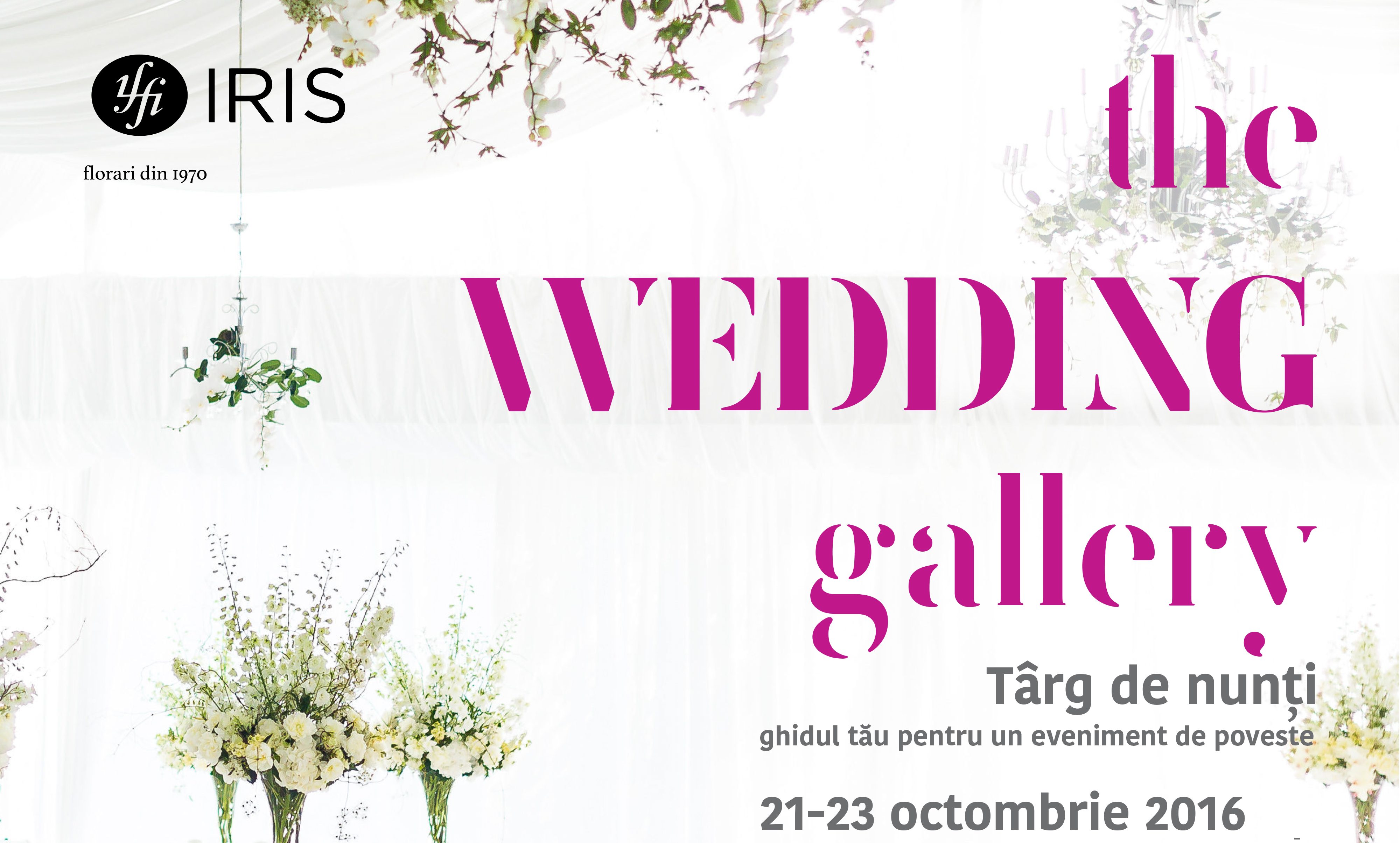 Tendințele anului 2017 pentru o nuntă de vis la The Wedding Gallery, în Concept Store IRIS