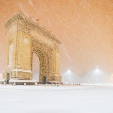 Fotografii cu iarna din București de Dragoș Asaftei