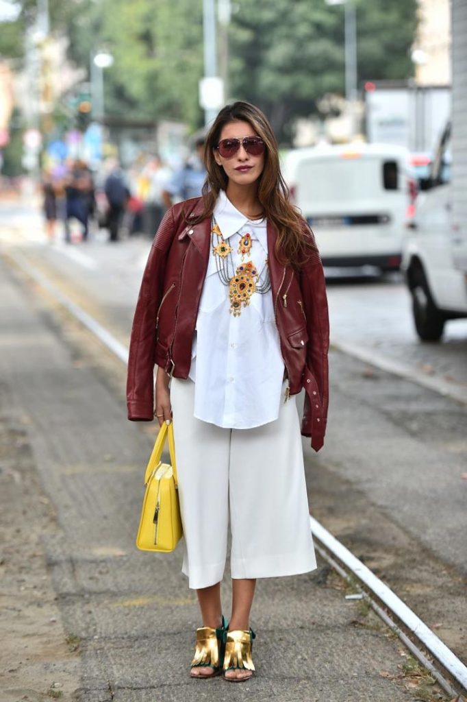 Idei de styling pentru pantalonii culotte