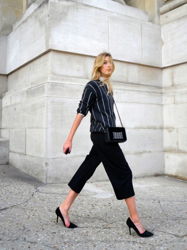 Idei de styling pentru pantalonii culotte