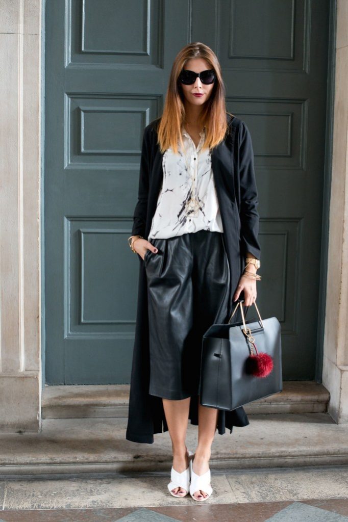 Idei de styling pentru pantalonii culotte